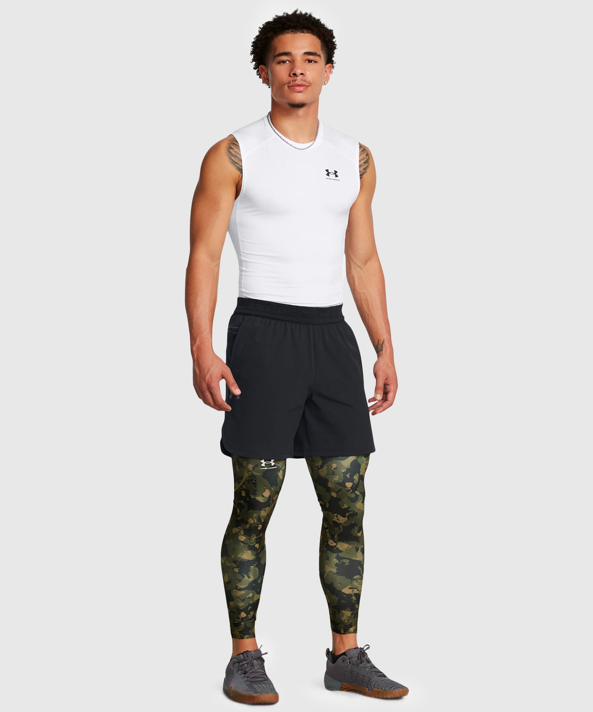 Under Armour Heatgear Kompressionshose – Khaki/Camo