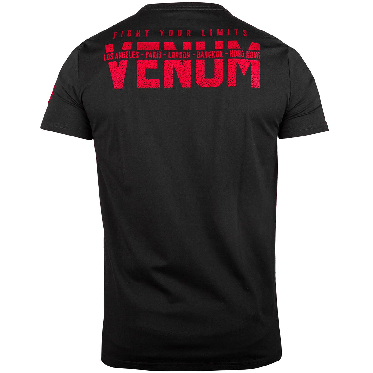 Camiseta Venum Mangas cortas - Negro/Rojo