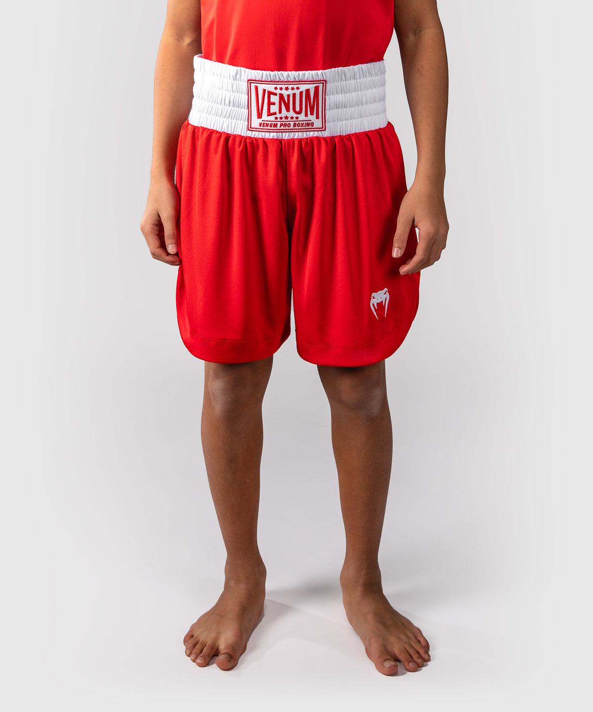 Venum Classic Youth Boxing Shorts - Fire Red
