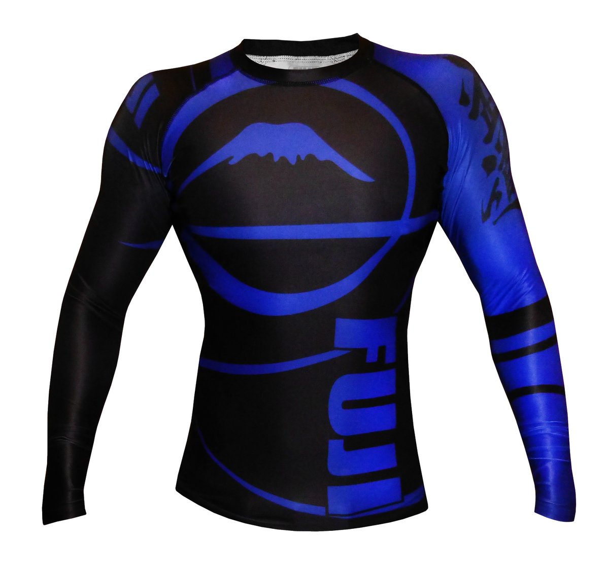 Fuji Sports Freestyle IBJJF Ranked Rashguard a Maniche Lunghe - Blu