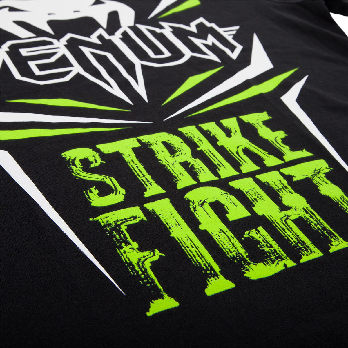 Venum Strike Fight T-shirt - Black/Neo Green