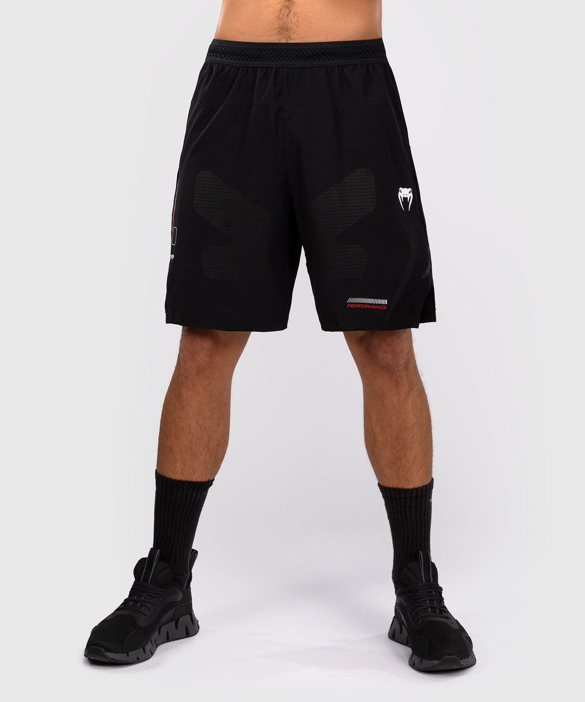 Venum Tactical XT  Herren-Trainingsshorts - Schwarz/Feuerrot