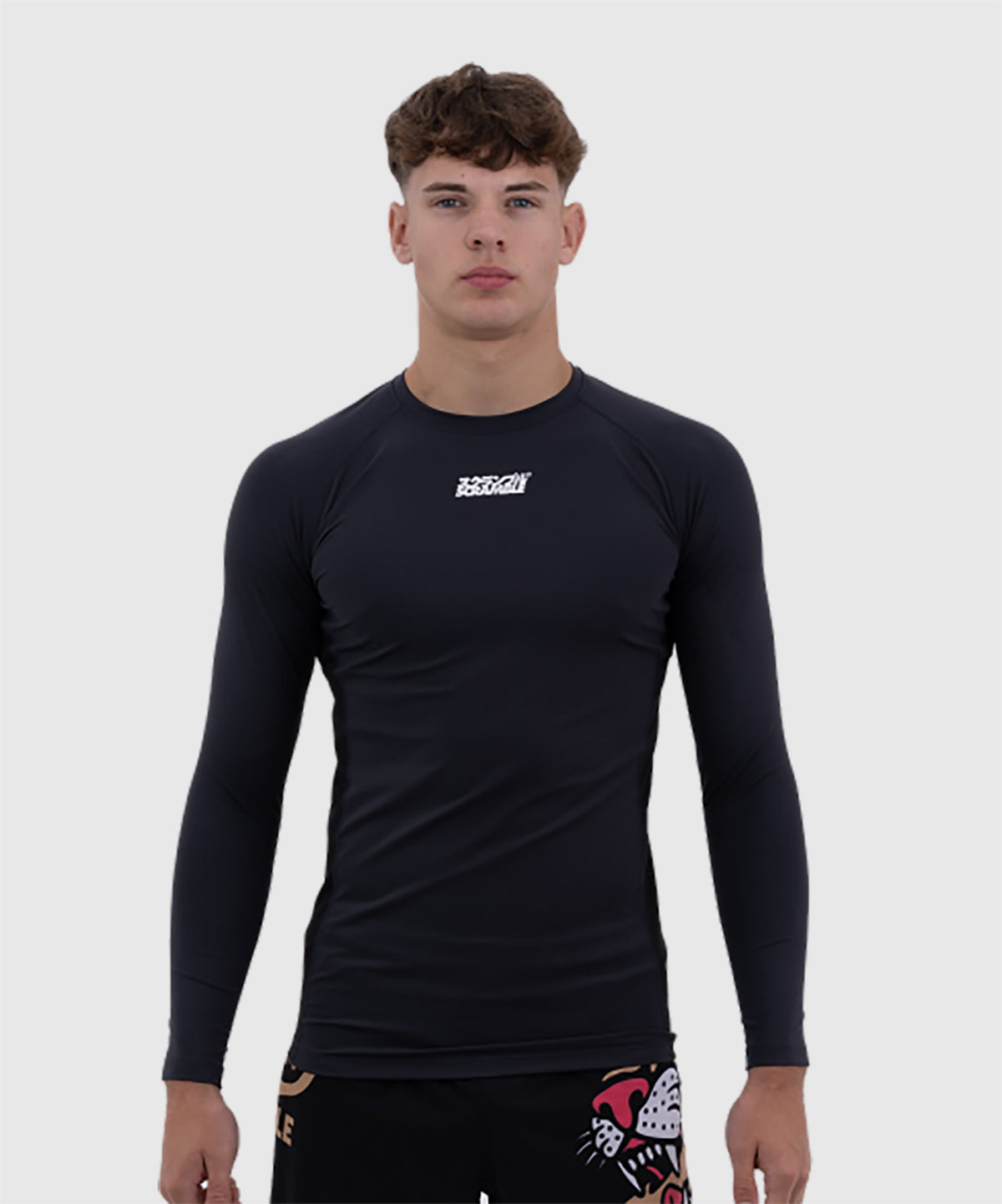Scramble Shinobi Rashguard de Manga Larga - Azul Marino