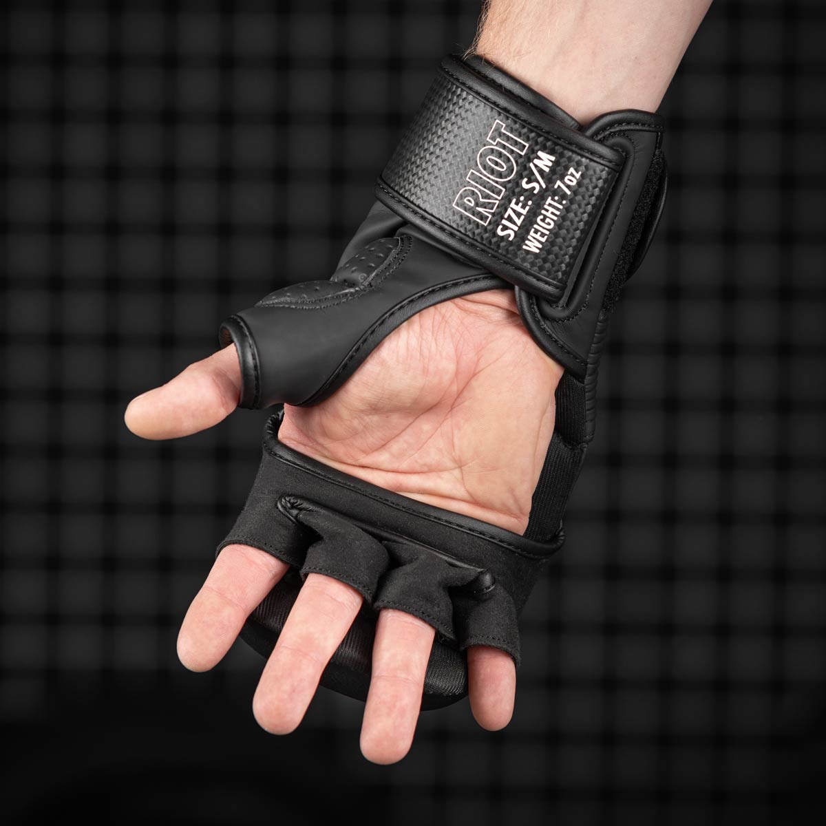 Phantom Athletics Riot Pro Guantes de MMA - Negro