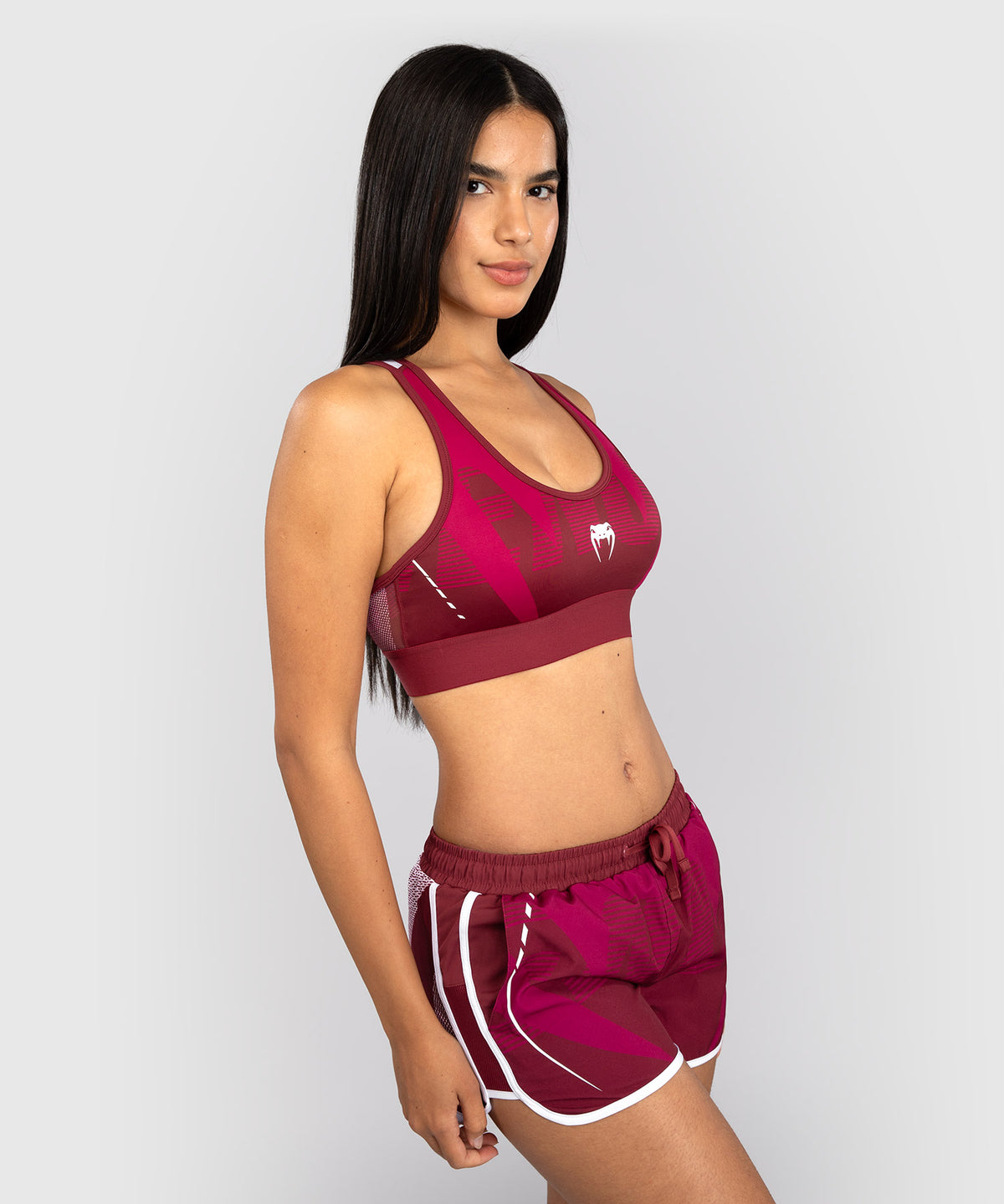 Brassière de Sport Femme Venum Adrenaline – Bordeaux/Rose