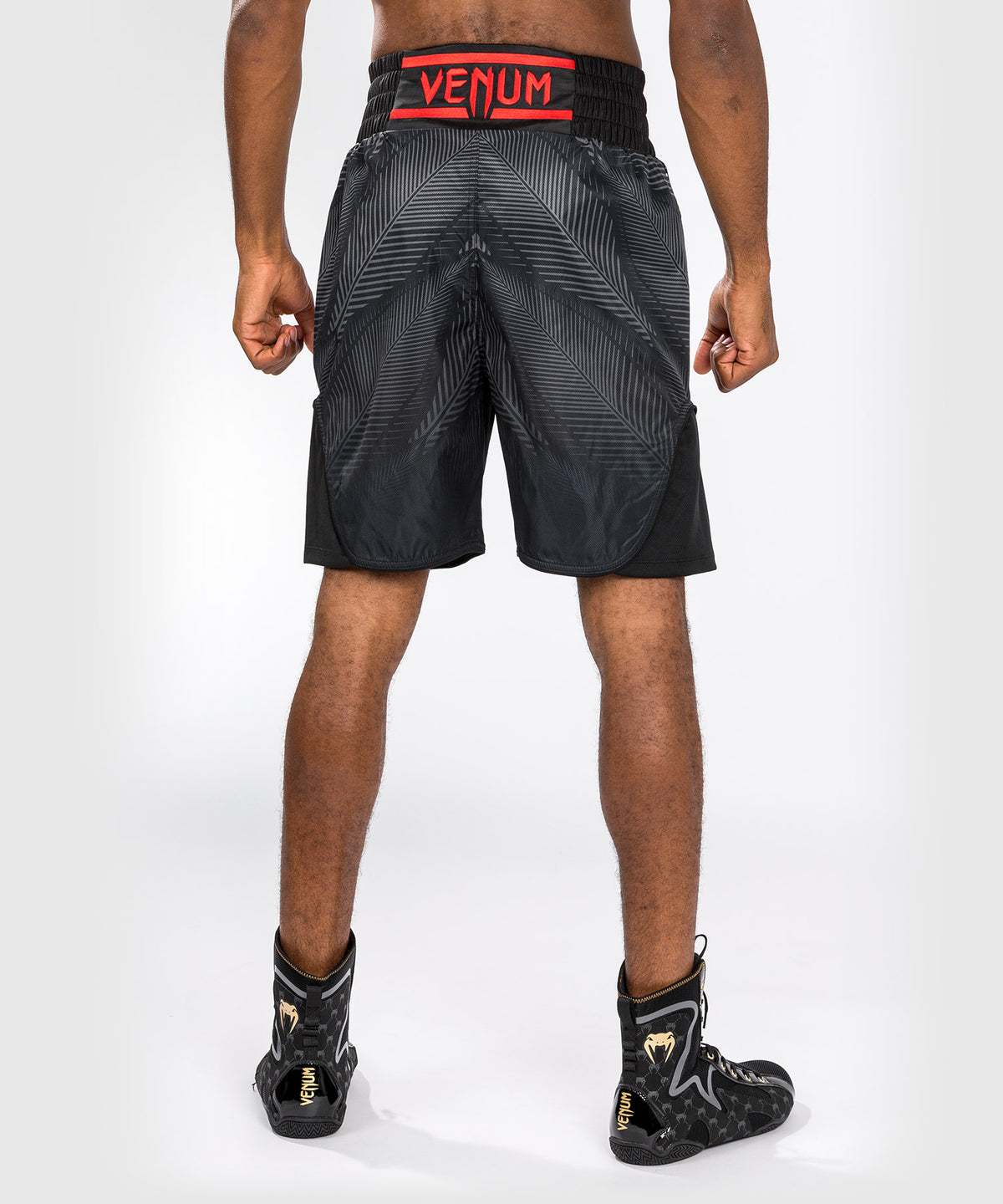 Pantaloncini da boxe Venum Phantom - Nero/Rosso