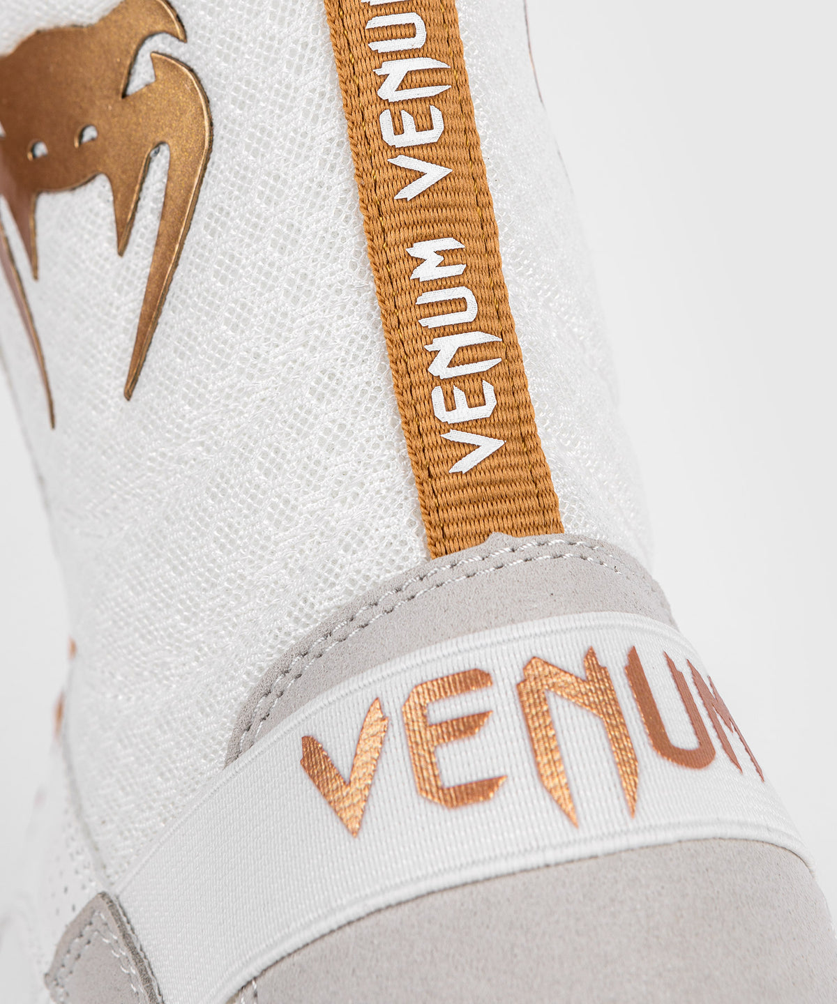 VENUM ELITE MONOGRAMM BOXSCHUHE – WEISS/GOLD