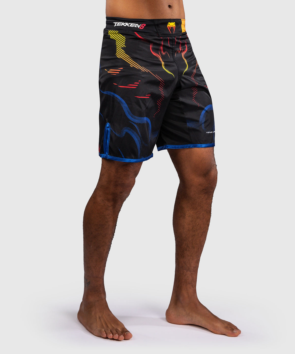 Venum x TEKKEN 8 Fightshorts - Yoshimitsu - Schwarz/Orange
