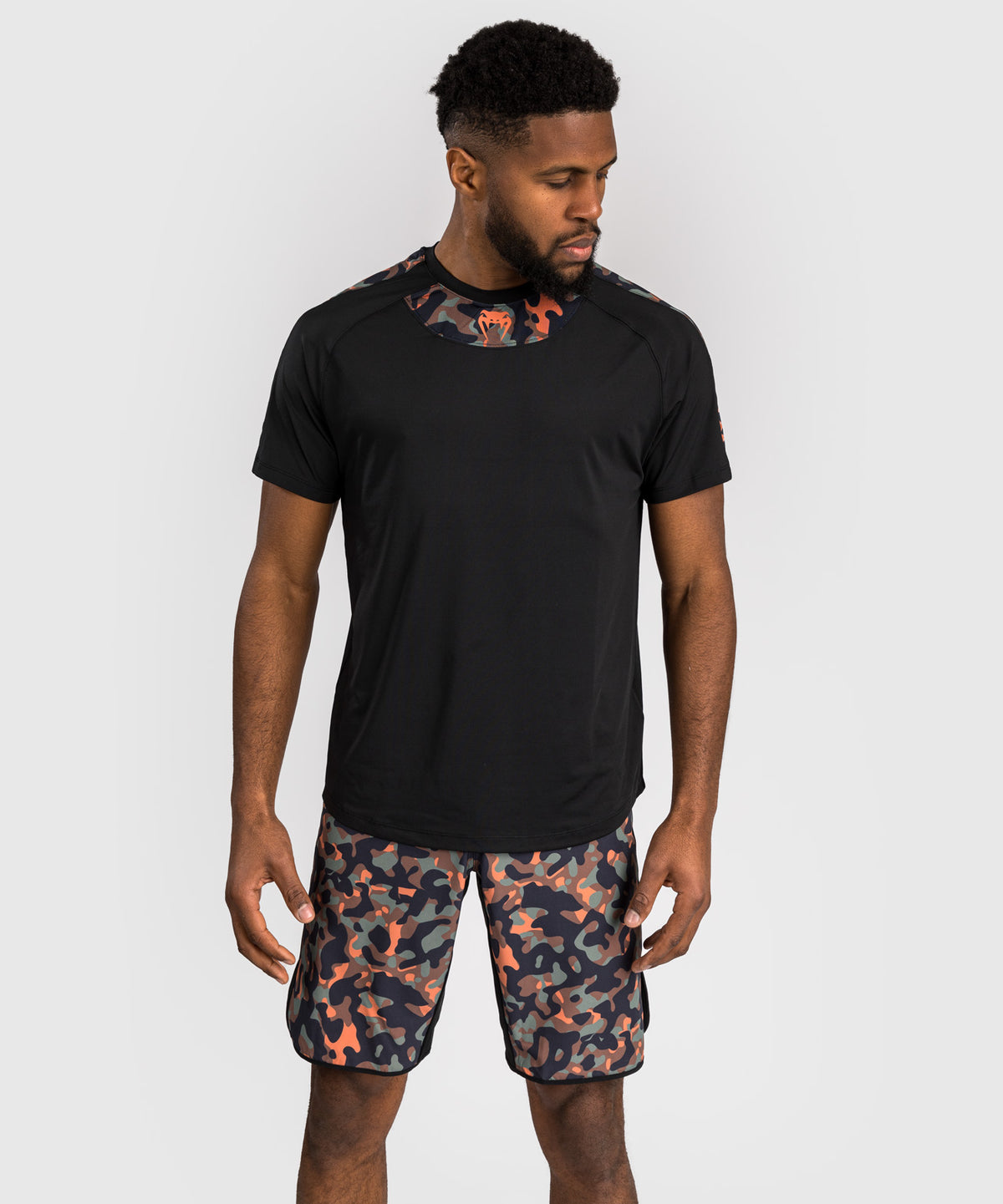 T-shirt Dry-Tech Venum Jungle Ops - Noir/Camouflage Kaki