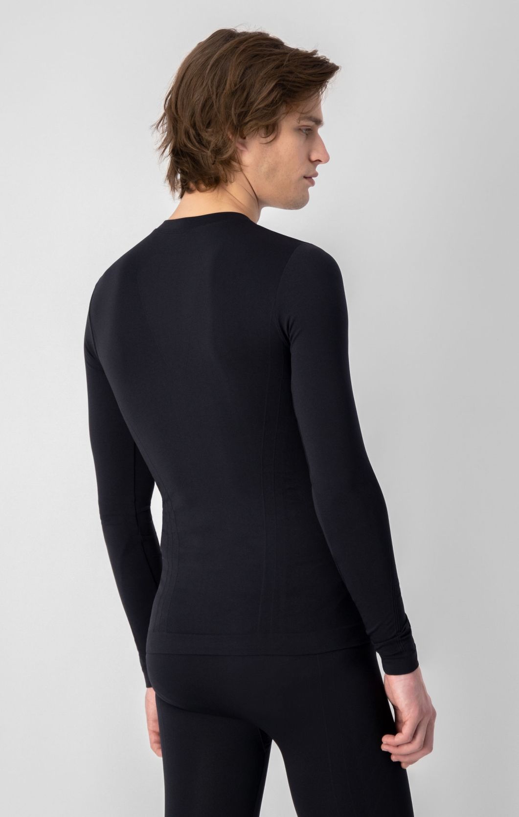 Champion Seamless Langarm T-Shirt - Schwarz