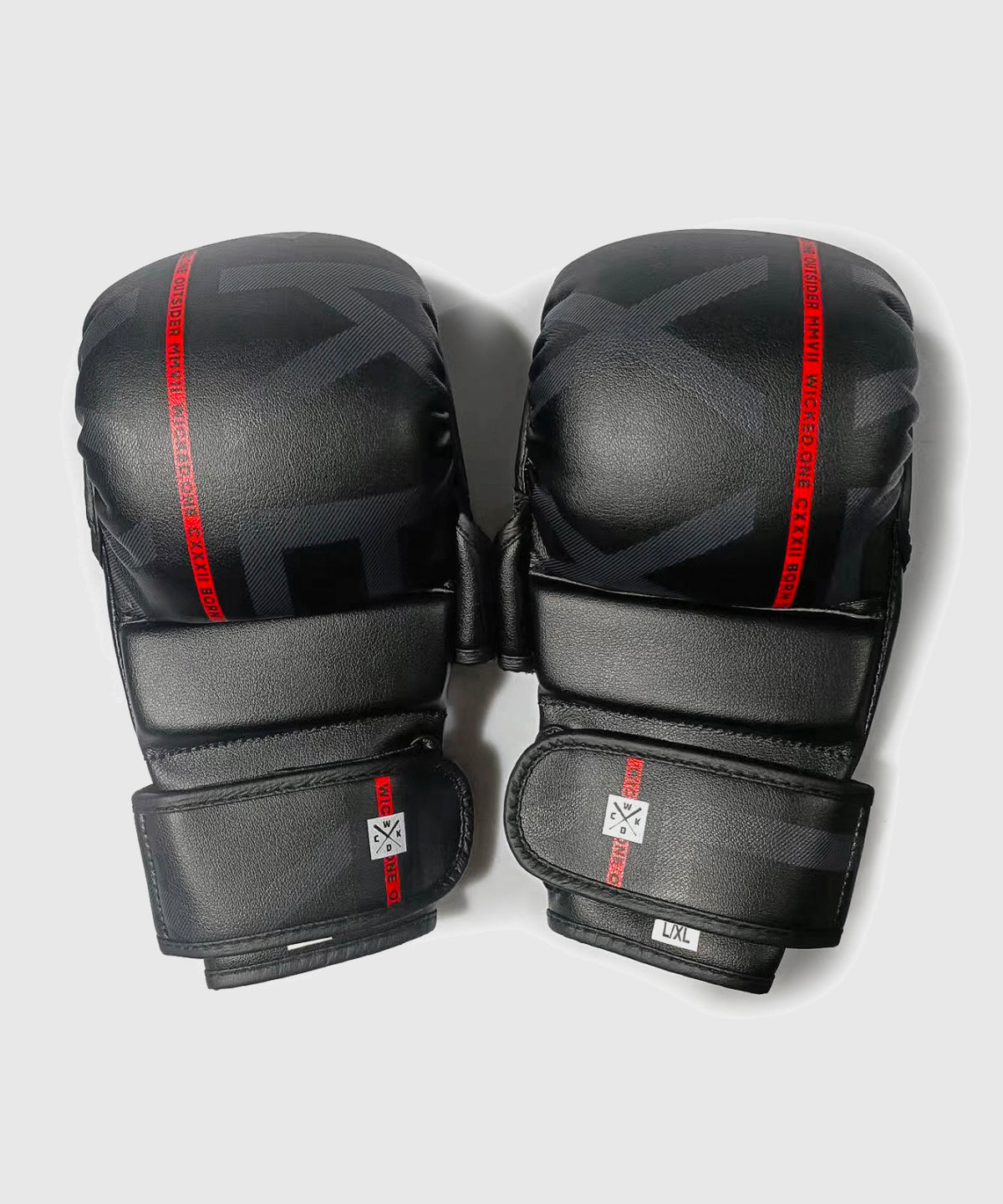 Wicked One Right Guantoni da Sparring MMA - Nero/Rosso