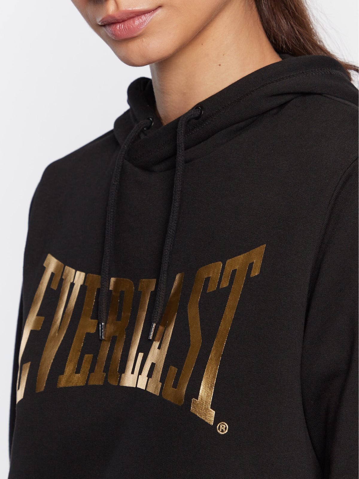 Everlast Taylor W2 Felpa con Cappuccio da Donna - Nero/Oro