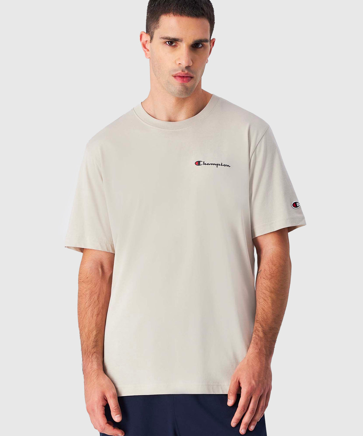 Champion En Jersey De Coton Camiseta – Beige