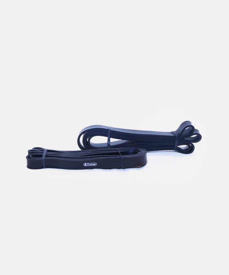 4Trainer Powerband Widerstandsband Leicht Widerstand 5 bis 13kg - Schwarz