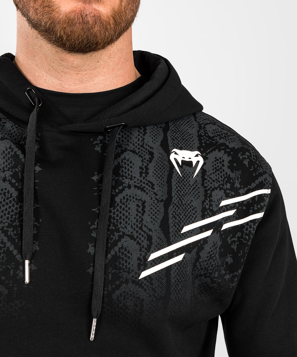 UFC Adrenaline by Venum Replica Felpa con Cappuccio da Uomo - Nero