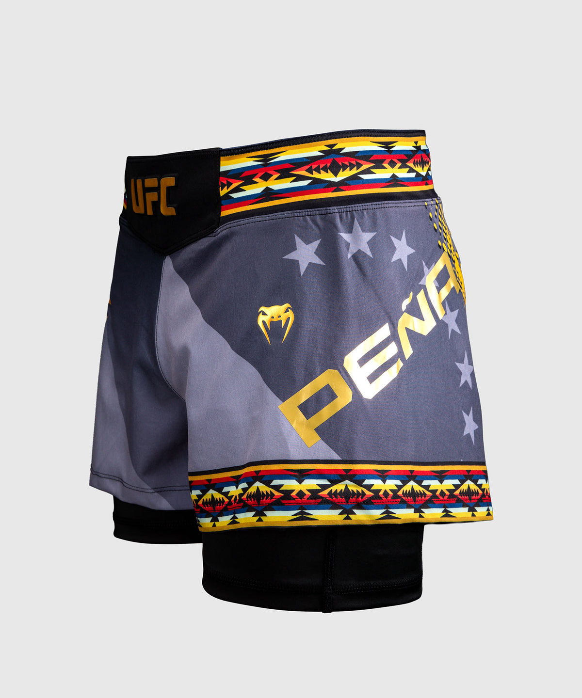 Women’s UFC Unrivaled by Venum Black Julianna Peña Short Fit Fight Short