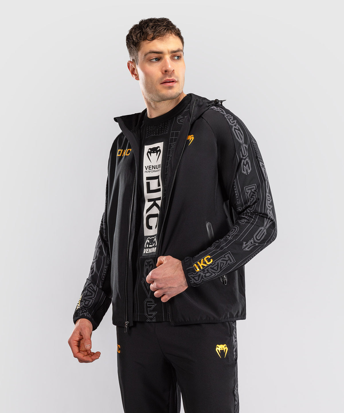 Karate Combat by Venum Chaquetas de Chándal – Negro/Gris
