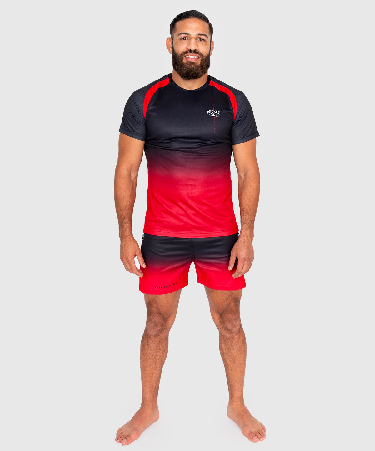 Wicked One Entrainement Ghost T-Shirt - Schwarz/Rot