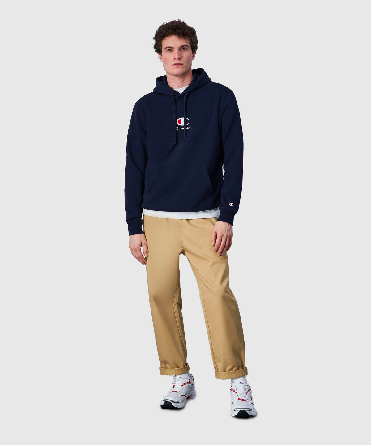Champion Legacy Sudadera con Capucha – Azul Marino