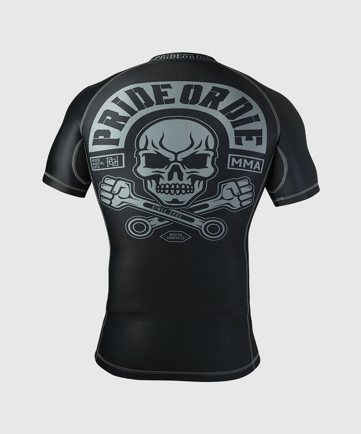 Pride Or Die Busted Knuckles Rashguard - Black