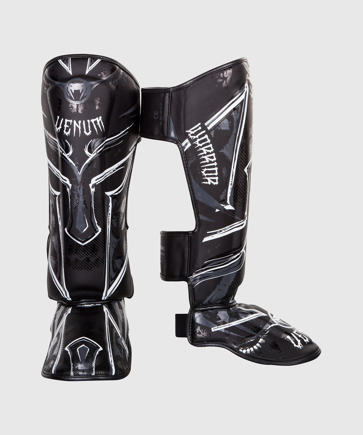  Espinilleras Venum Gladiator 3.0 - Negro/Blanco