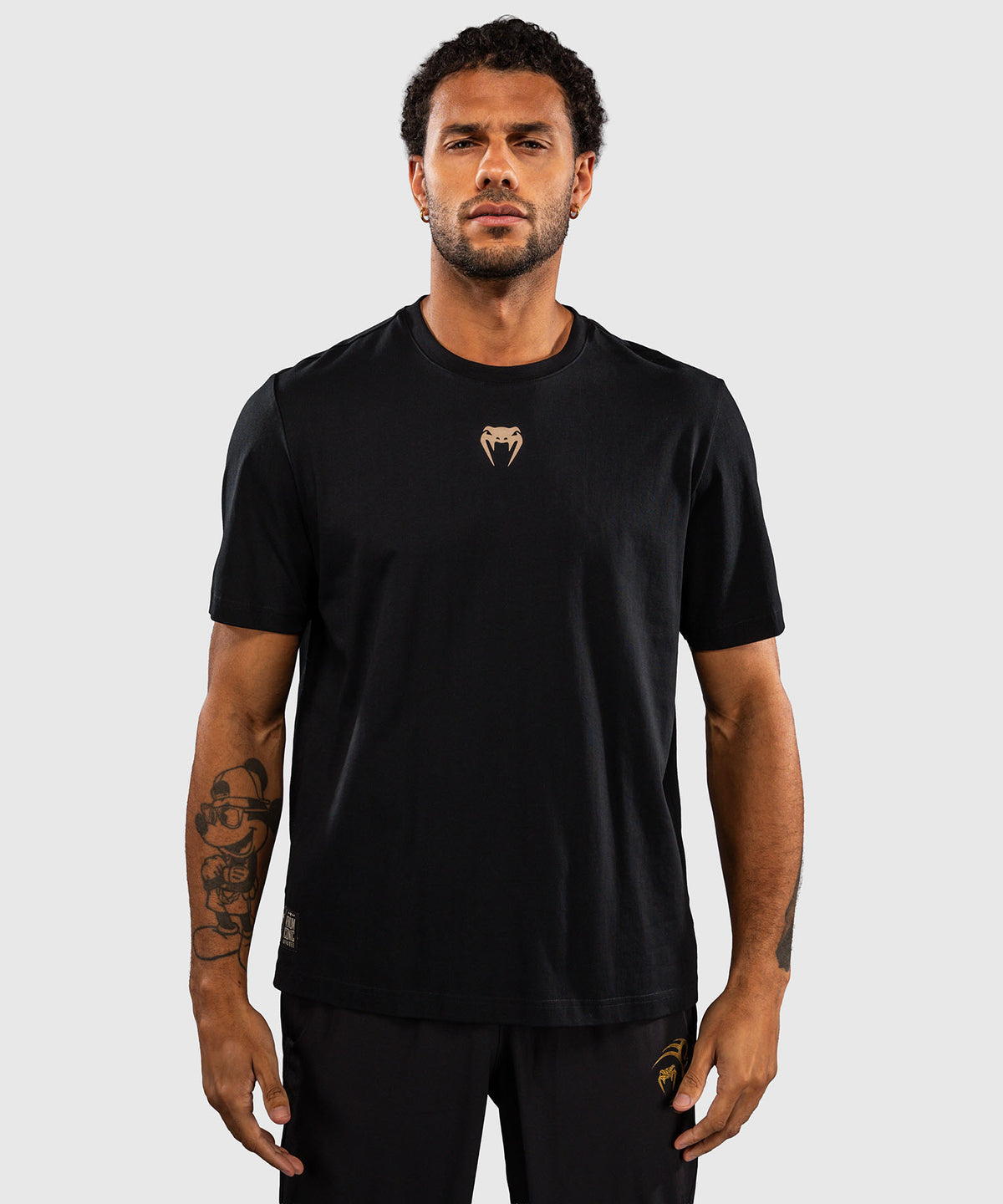 Venum Fight Icon Cotton T-Shirt - Black