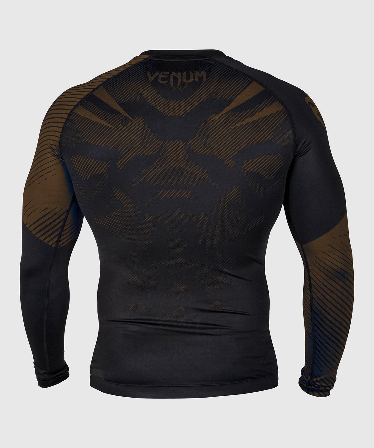 Rashguard Venum NoGi 2.0 - Manches Longues Approuvé IBJJF - Noir/Marron