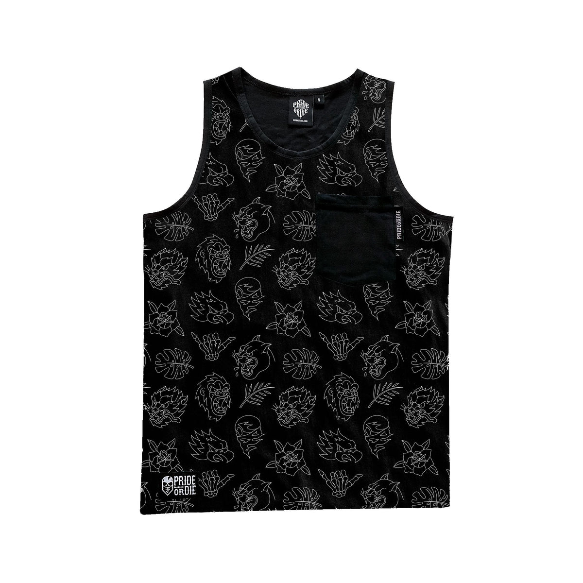 Pride Or Die Wild Side Canotta - Nero