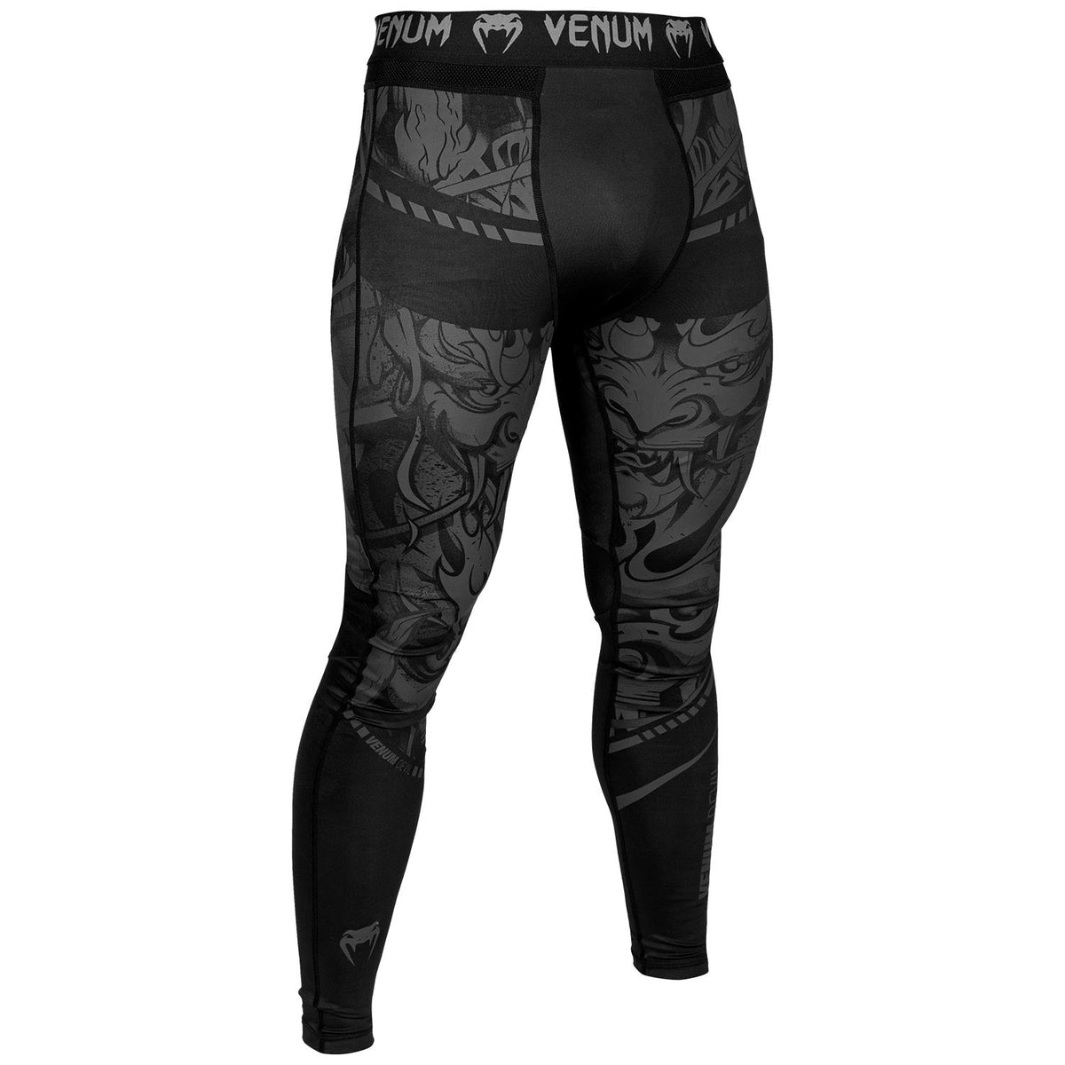 Venum Devil Kompressionshose - Schwarz/Schwarz