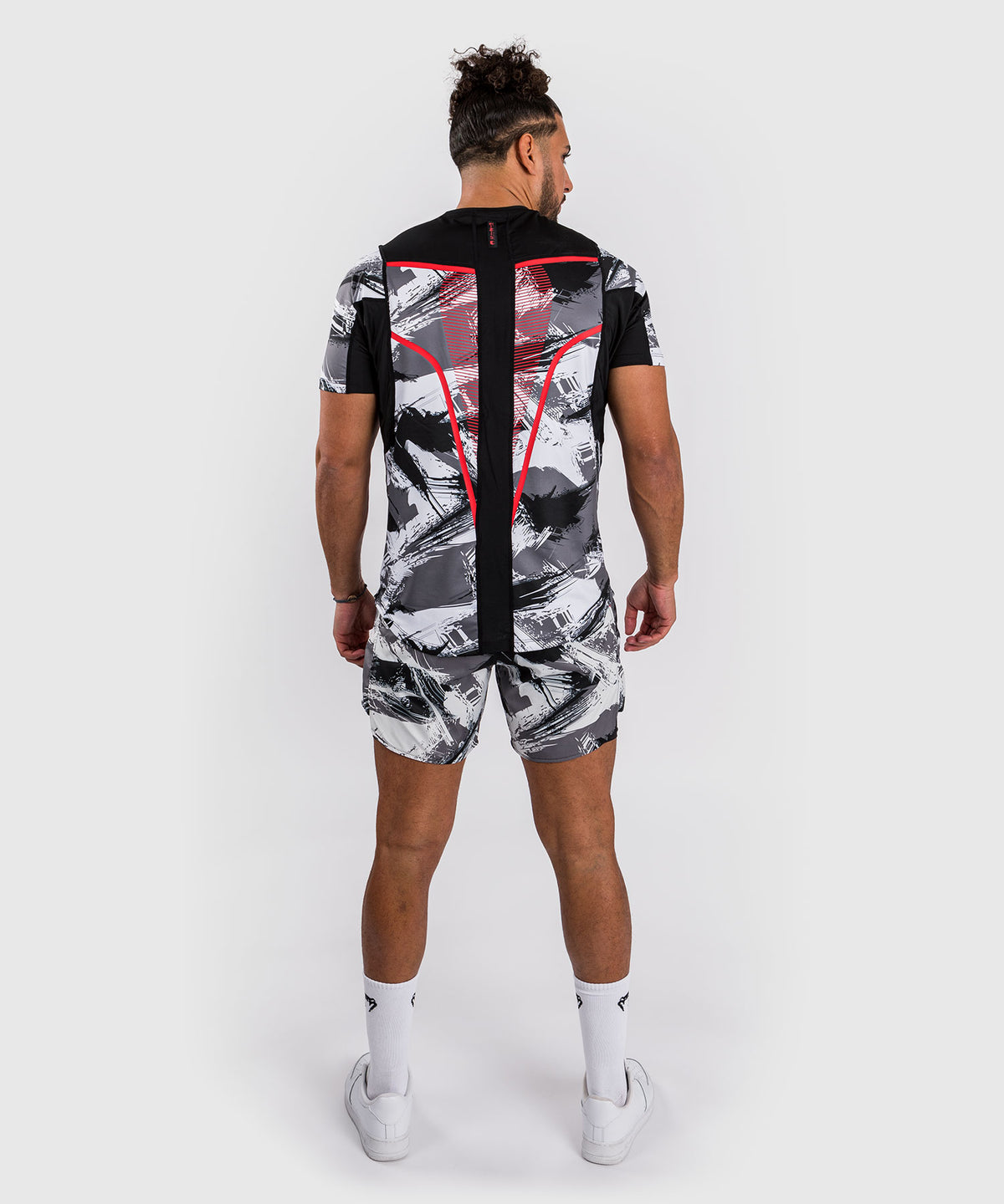 Venum Electron 3.0 Camiseta Dry-Tech - Gris/Rojo