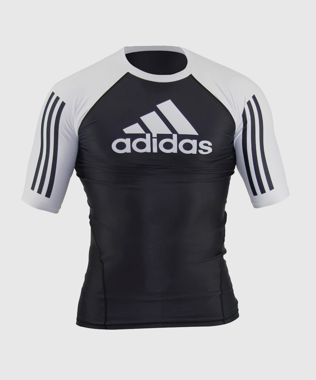 Rashguard Adidas Manches Courtes - Noir/Blanc