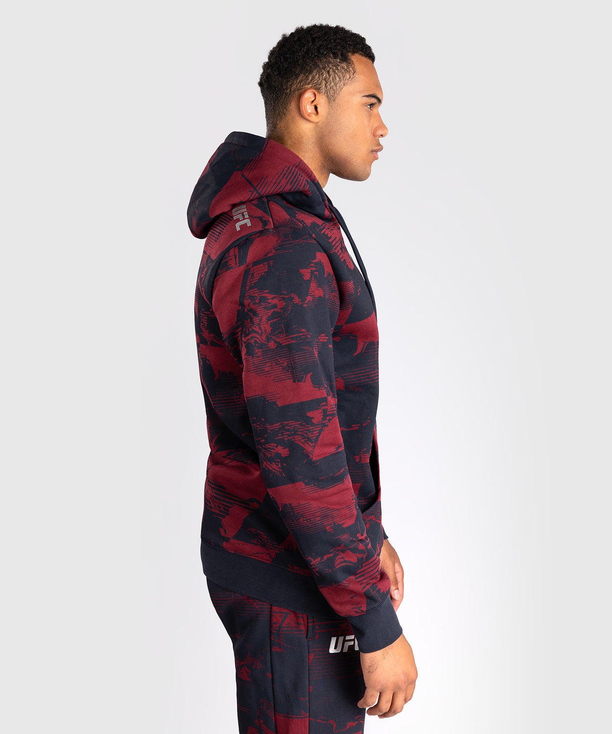UFC Zenith by Venum Authentic Fight Week Felpa Uomo - Blu navy/Bordeaux/Argento