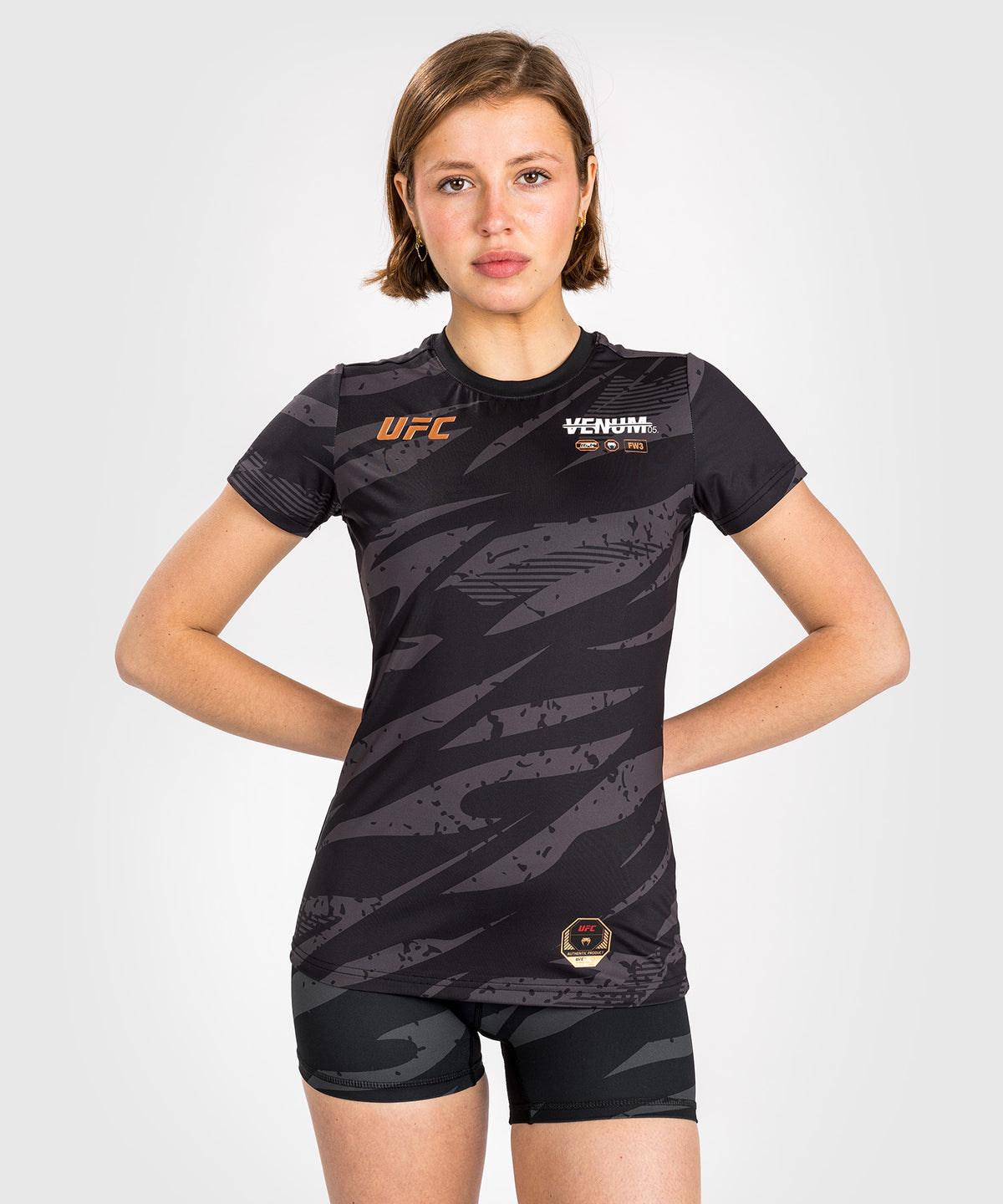 UFC Adrenaline by Venum Fight Week Maglietta Donna Dry-Tech - Urban Camo
