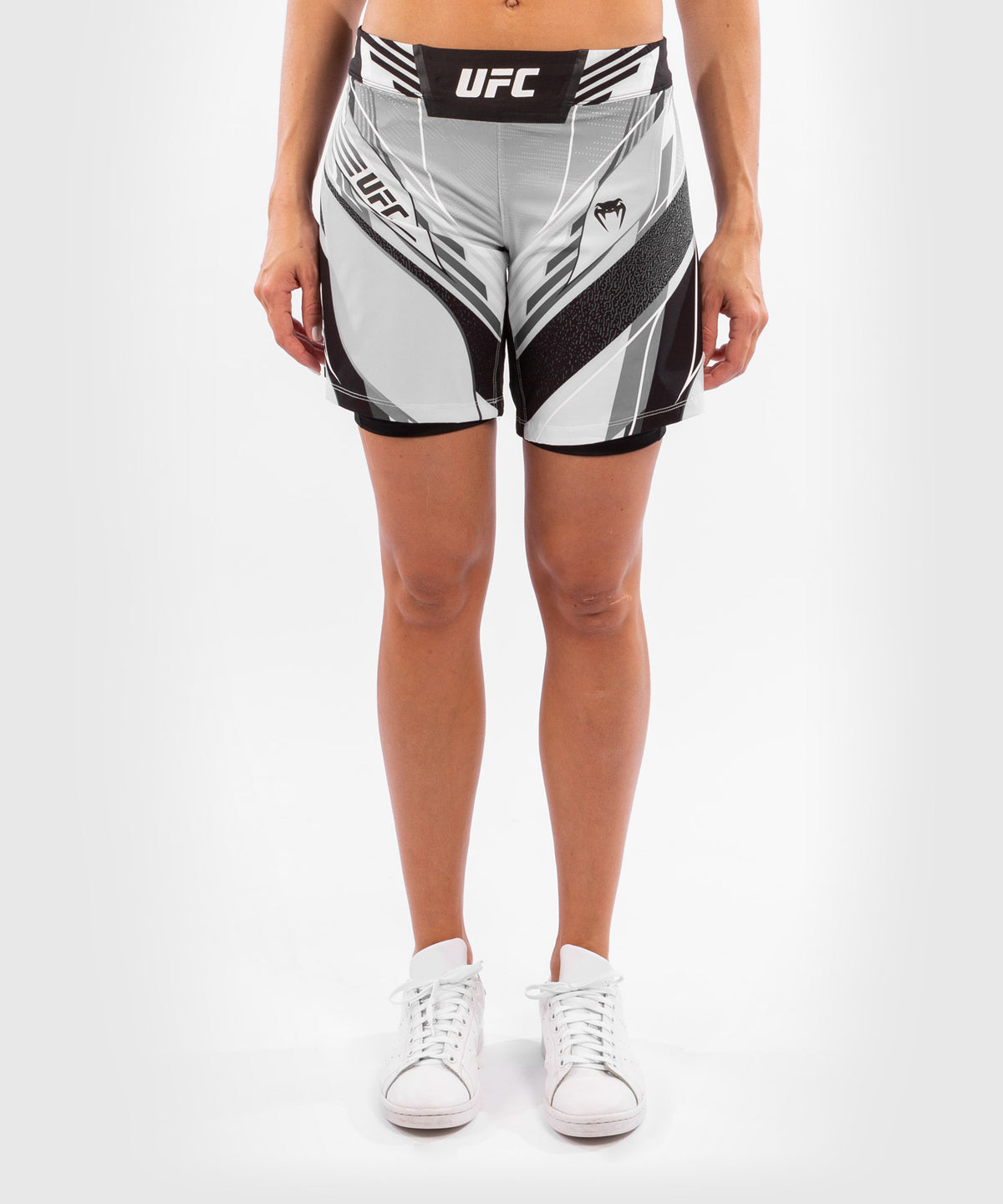 Fightshort Femme UFC Venum Authentic Fight Night - Coupe Longue - Blanc
