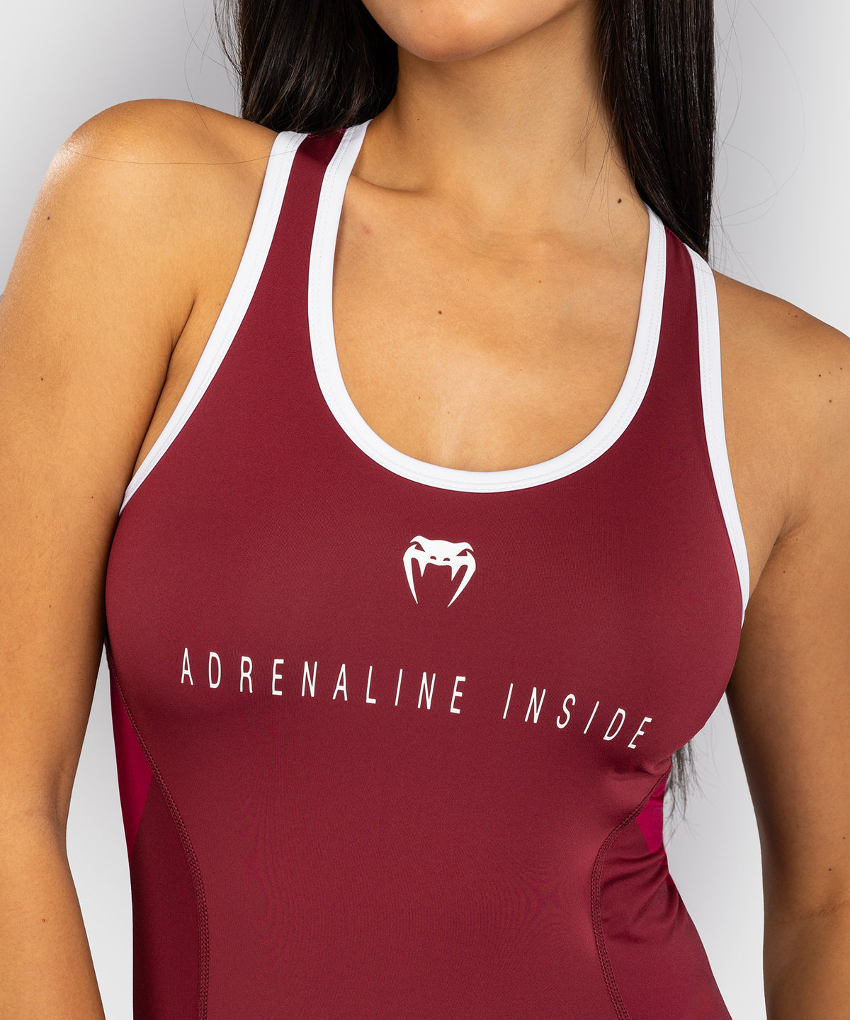 Venum Adrenaline Canotta tecnica Dry Tech da donna – Borgogna/Rosa