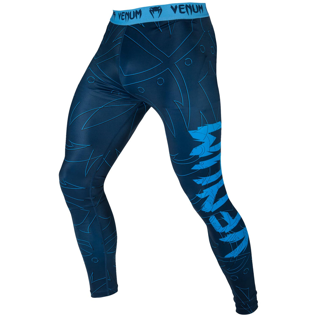 collant a compressione Venum Nightcrawler  - blu navy