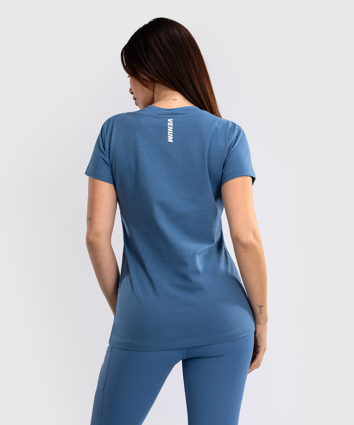 Venum Essential Camiseta para Mujer - Azul Tormenta