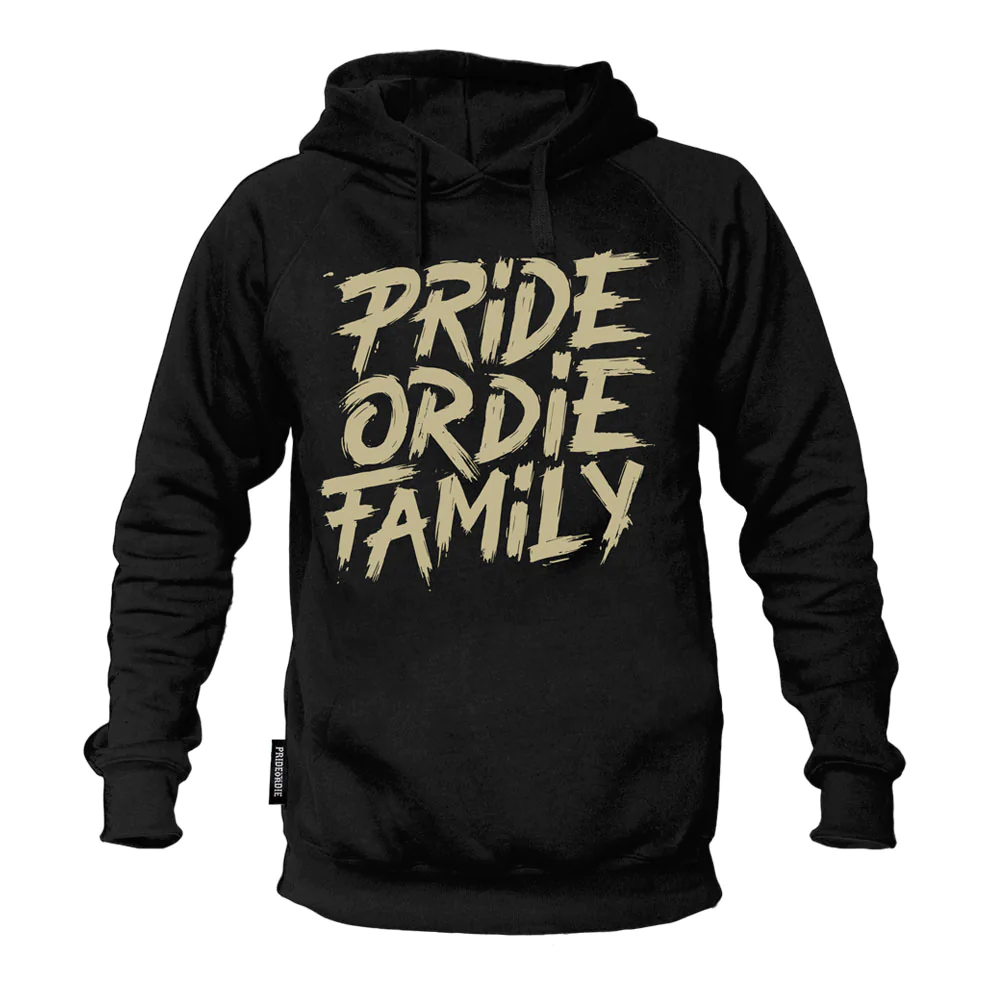 Pride Or Die Family V.2 Felpa con Cappuccio - Nero