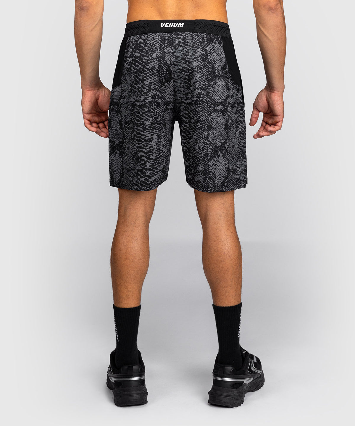 Venum G-Fit Scales Pantaloncini da Allenamento – Nero/Grigio Carbone