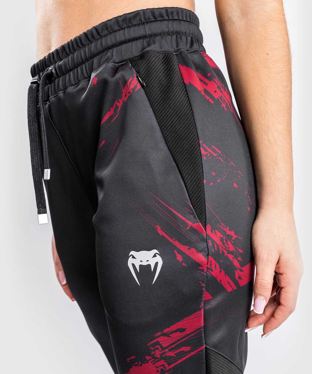 Pantalon de jogging UFC Venum Authentic Fight Week 2.0 - Pour Femmes - Noir/Rouge