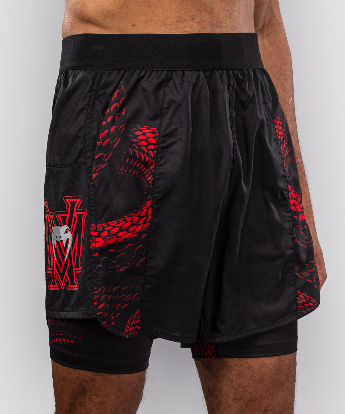 Venum Matupa Pantaloncini da Allenamento - Nero/Rosso/Argento