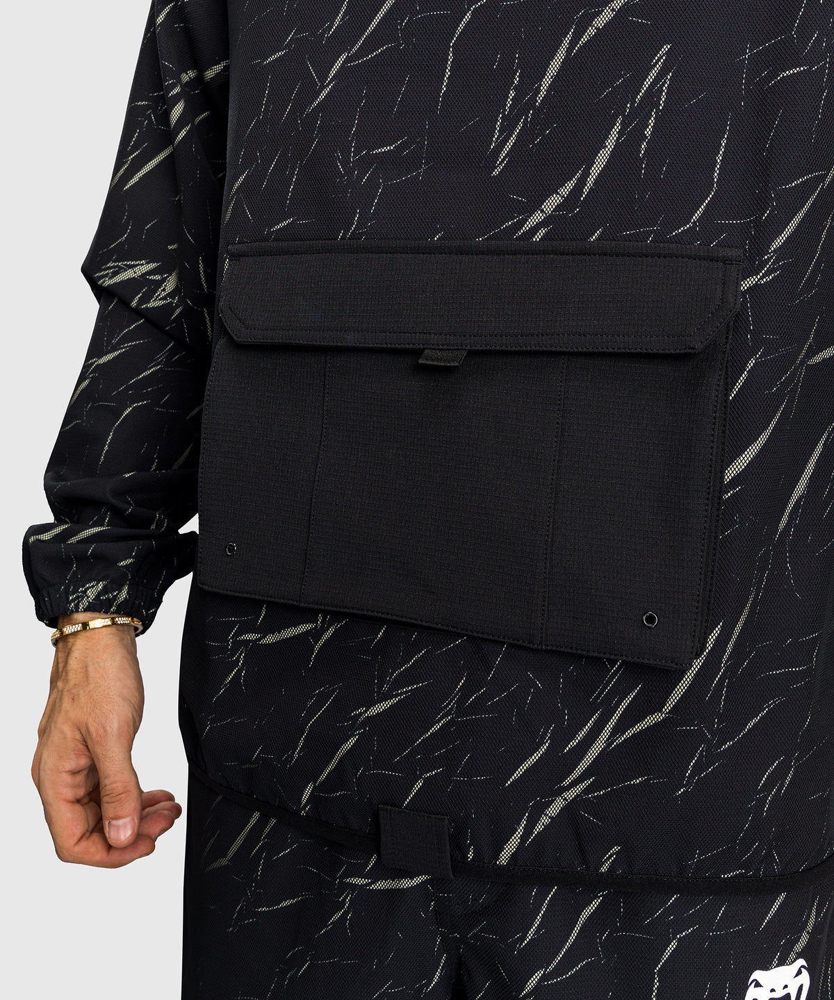 Veste de Survêtement Pour Hommes Venum Trooper - Noir/Beige