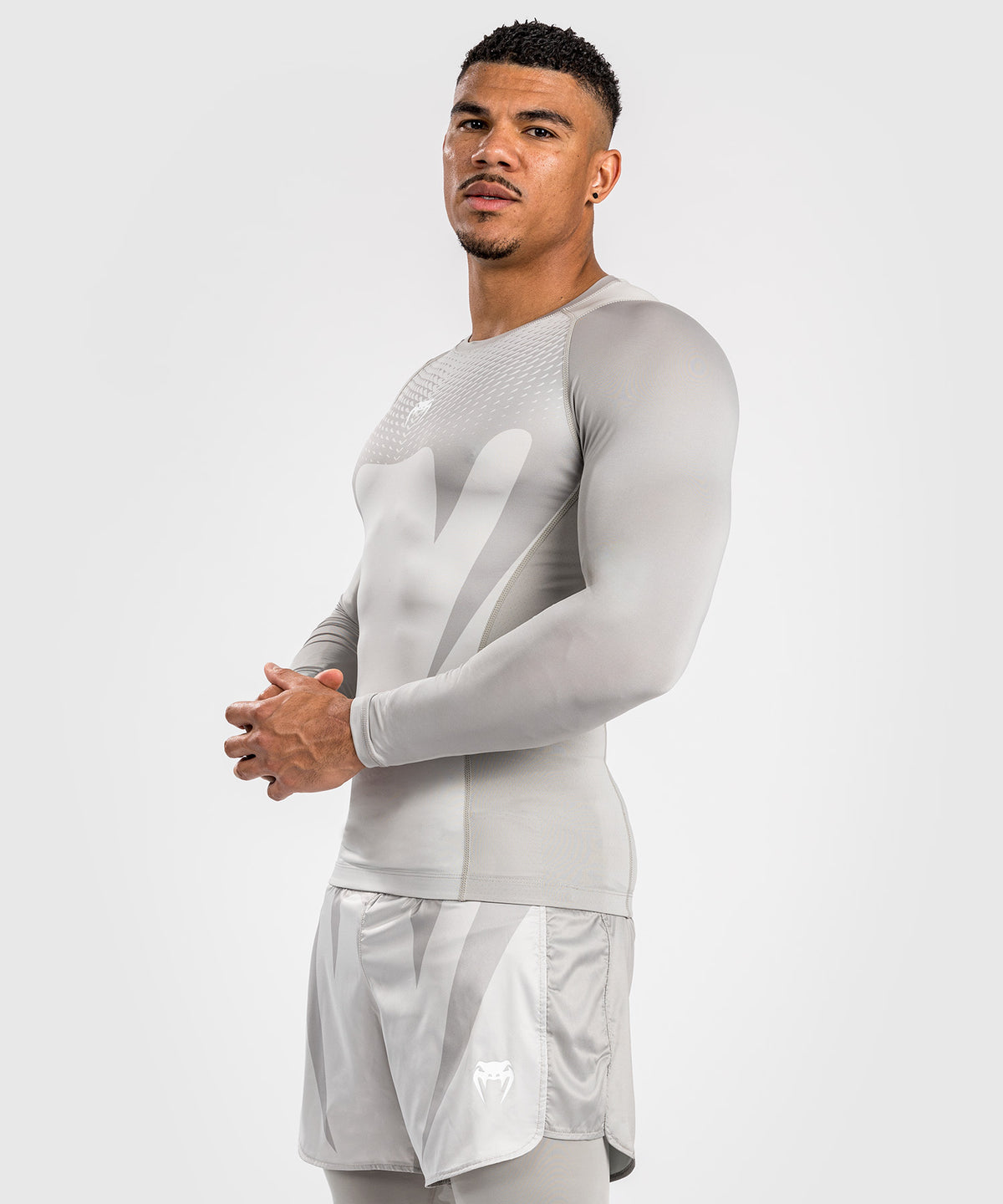 Venum Attack Rashguard de Manga Larga para Hombre - Arena