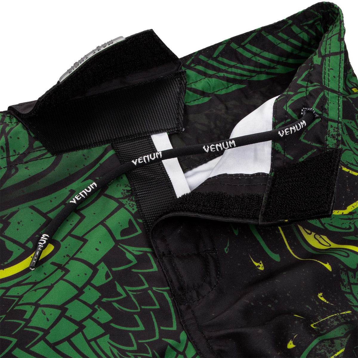 Venum Green Viper Kids Kinder Fightshorts - Schwarz/Grün