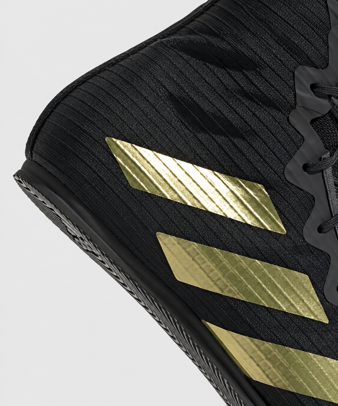 Adidas Box Hog 4 Boxschuhe - Schwarz/Gold