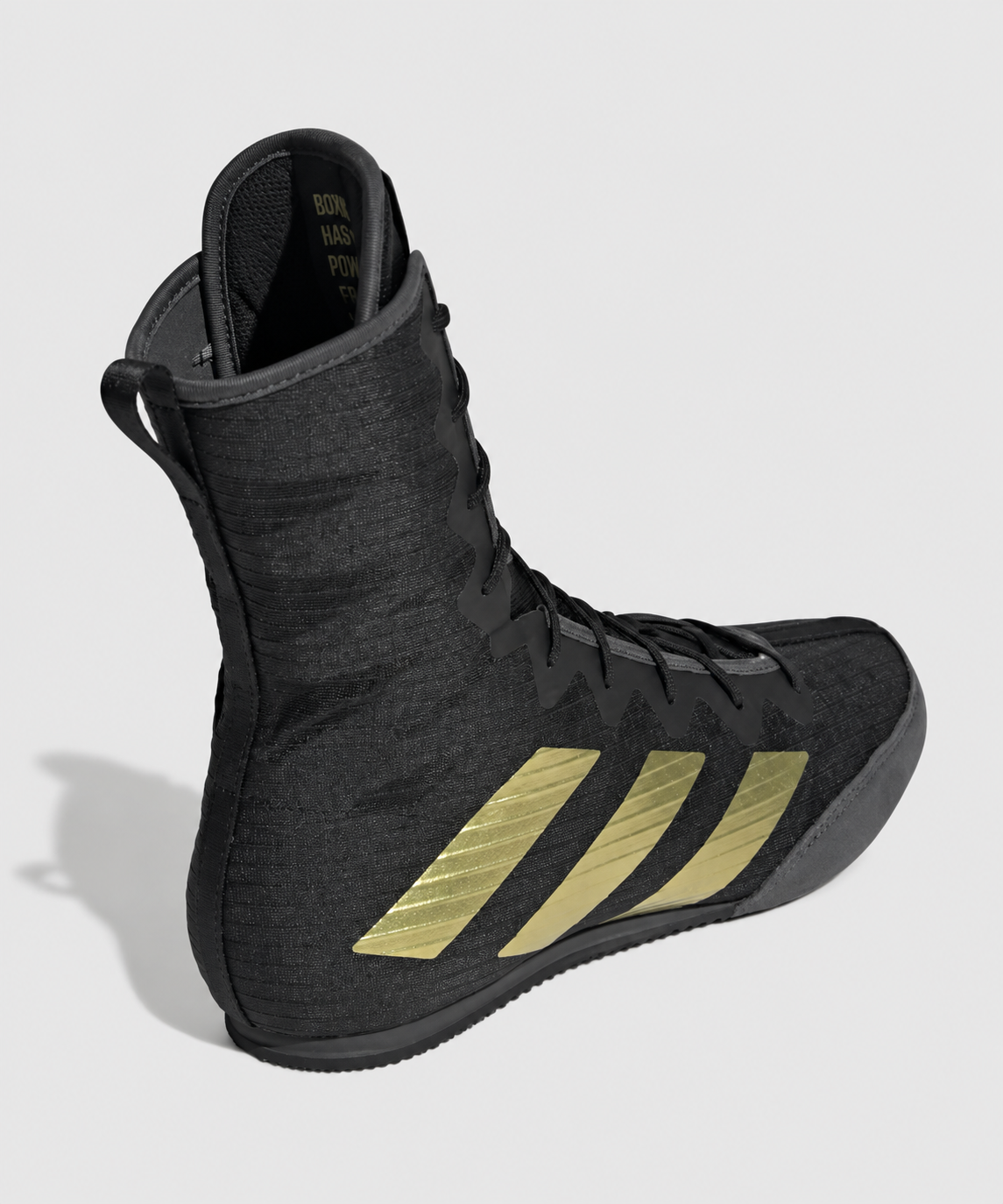 Adidas Box Hog 4 Boxschuhe - Schwarz/Gold