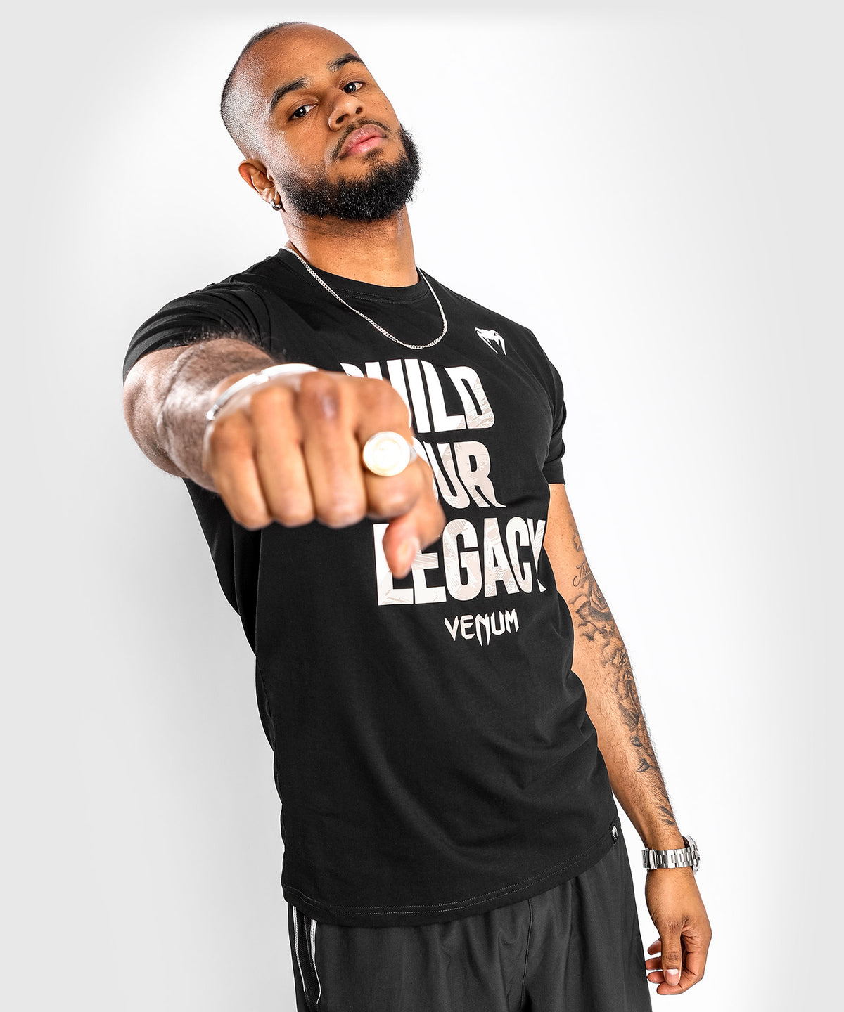 Venum Build Your Legacy T-Shirt - Nero