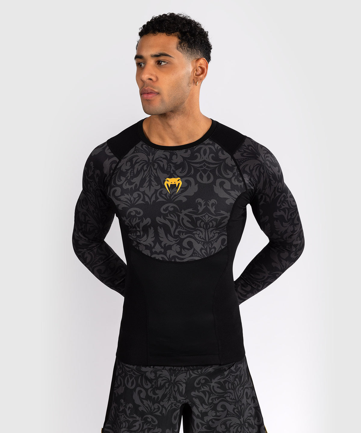 Rashguard à Manches Longues Venum x Topuria Unmatched Edition - Noir/Or