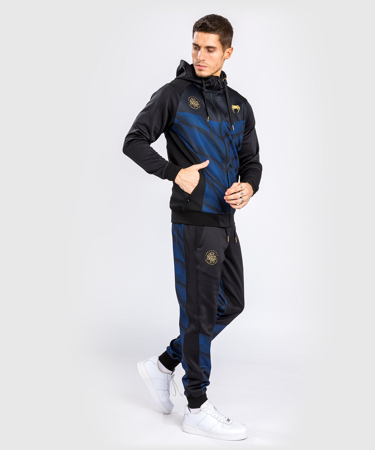 Venum Phantom Loma Felpa con cappuccio - nera/blu