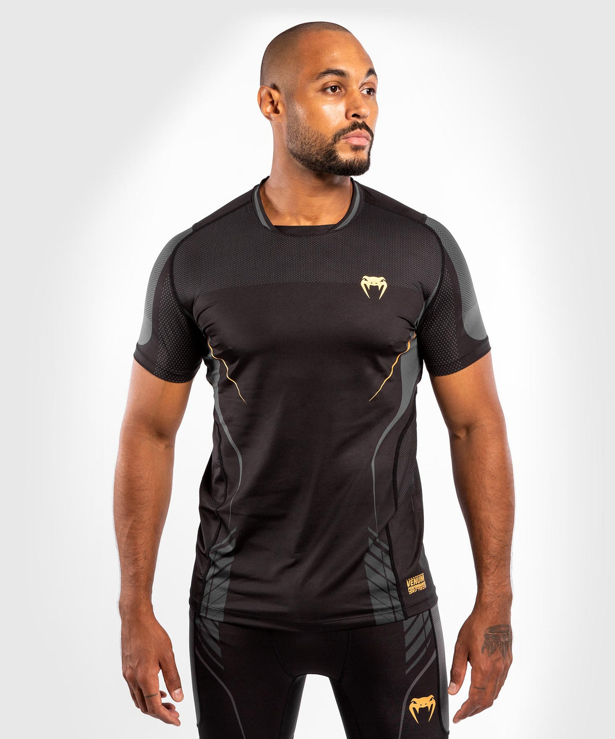 Venum Athletics Dry Tech T-Shirt - Schwarz/Gold